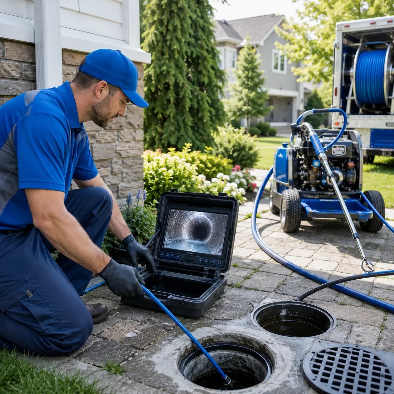 Outdoor drain cleaning professionals serving Highland Lakes, NJ